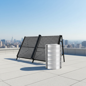 Colector Solar de Tubos Evacuados para Climas Costeros, Zonas Comerciales y Resorts, Resistente a la Corrosión Salina, Modelo JR- - Product Image 4