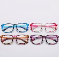 Lunettes de lecture à monture à motif de fleurs pour femmes Cadre PC rose Lunettes anti-lumière bleue
