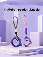 Porte-clés et breloque de sac à dos créatifs pour enfants Pickleball, motif dégradé, souvenir de tournoi, cadeau PLA 23cm PK-GKO1
