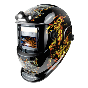 Casque de soudage à assombrissement automatique TRQWH avec <span class=keywords><strong>protection</strong></span> DIN9~13, alimentation solaire et au lithium - <span class=keywords><strong>Masque</strong></span> haute technologie pour soudage à l'arc/MIG/TIG - Product Image 1