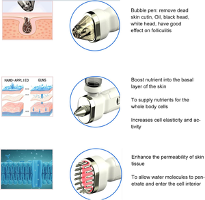 Cuidado DE LA PIEL Hidrafacial Microdermoabrasión Limpiador facial Nariz Eliminación de espinillas Máquina de hidrodermoabrasión Multifunción - Product Image 4