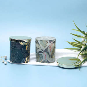 เทียนหอมทำจากขี้ผึ้งถั่วเหลืองเป็นมิตรกับสิ่งแวดล้อมพร้อมฝาปิดเทียนหอมสำหรับตกแต่งครอบครัวและของขวัญขายส่ง - Product Image 2