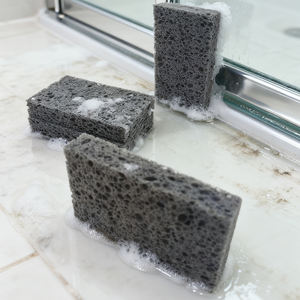 قماش إسفنجي قطني من السليلوز قابل للتحلل الحيوي مصنوع من لب الخشب الطبيعي لتنظيف المطبخ وغسل الأطباق - Product Image 5