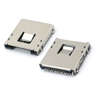 Connecteur de lecteur de carte mémoire 3-en-1 SD MMC MS, support de carte SIM à montage en surface haute température pour téléphone portable, MP3, GPS