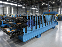 Machine de formage de tôles de toiture à trois couches pour toitures ondulées PPGI IBR