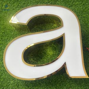 Fabricante de Letreros de China Personalizados: Rótulo 3D de Letras de Acero Inoxidable con Tapa de Ribete e Iluminación LED para Negocios y Cartelería Exterior - Product Image 2