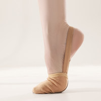 Chaussons de danse unisexe pour adultes BX67 à semelle souple, motif patte de chat, en toile, demi-semelle, vente directe usine, chaussures de danse professionnelles