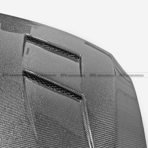 Capot ventilé en fibre de carbone léger de style AM pour Honda CR-Z ZF1 11-16 - Product Image 3