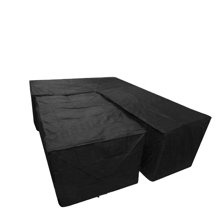 Оксфордский уличный садовый пылезащитный чехол для мебели, дивана, патио, L-образный водонепроницаемый угловой чехол для дивана