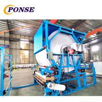 Machine de laminage automatique à colle aqueuse pour la fixation de coussinets en mousse de soutien-gorge, de tissus et d'éponges