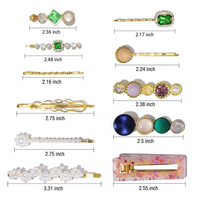 Barrette à cheveux en perles mélangées avec nœud pour bébé fille et femme