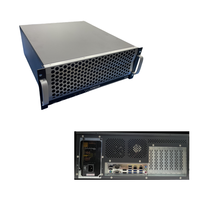 Panel PC de montaje en rack industrial integrado ODM 1U 2U 4U con CPU I3 I5 I7 y SSD de 512GB para automatización o uso en servidores