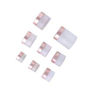 กระปุกครีมแก้วใสฝ้าแบบด้าน ขนาด 30 กรัม 50 กรัม 100 กรัม ฝาสีโรสโกลด์ - Product Image 6