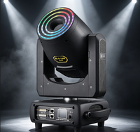 Projecteur de scène motorisé 15W RGB 256 motifs, avec interface Ethernet Art-Net, animation, lumières laser 3D colorées et interface informatique ILDA