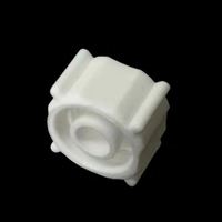 Bouchon Luer femelle en PP de qualité alimentaire, embout de tube en plastique, bouchon Luer Lock de grande taille standard, certifié ROHS jusqu'à 100 PSI
