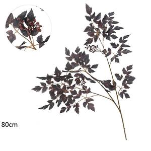 Guirlande artificielle de vigne <span class=keywords><strong>trompette</strong></span> d'automne, 180 cm, feuilles tombantes avec baies pour décoration murale et fenêtre de Thanksgiving - Product Image 6