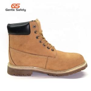 גבוהה באיכות עבודה nubuck עור גודייר מגפי בטיחות - Product Image 4