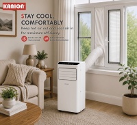 Climatiseur portable 12000 BTU, refroidissement uniquement, pour la maison et la voiture, électrique, avec réfrigérant R290 et installation facile