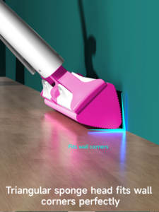 Serpillère triangulaire auto-essoreuse Realida 28 cm, éponge télescopique à haute absorption pour le nettoyage des coins - Product Image 4