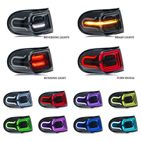 Ensemble de feux arrière LED RGB JC pour Toyota FJ Cruiser 2007-2017, animation de démarrage, signal séquentiel