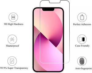 Protector de Pantalla de Vidrio Templado Transparente 2.5D 9H de Alta Calidad con Logotipo Personalizado para iPhone 15 16 17, Antiarañazos y Antihuellas - Product Image 2