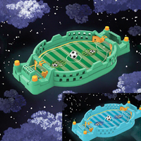 Jeu de football de table miniature interactif en plastique pour enfants et parents - Jeu compétitif avec ballon personnalisable