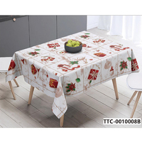 Nappe en PVC robuste et écologique, résistante aux taches, facile à nettoyer, personnalisable, protection de table en vinyle pour intérieur et extérieur, banquets