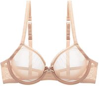 Stylish Bra and Panty Set for Women, Sheer Mesh