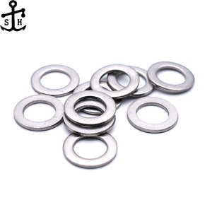 Arruela plana DIN125A DIN440 DIN9021 galvanizada SS 304 316 de alta precisão personalizada de fábrica A2 A4 Arruelas planas lisas de aço inoxidável - Product Image 5
