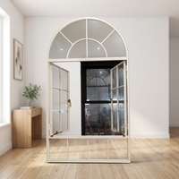 Ventanas Abatibles Francesas de Aluminio DEMEA AS2047 NFRC con Doble Acristalamiento, Insonorizadas, Vidrio Templado Low-e y Aleación de Aluminio