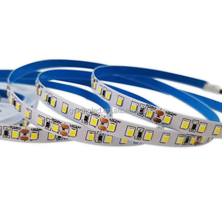 DC12v 24v SMD2835 120leds 5M 10M Indoor IP20 CRI 80 Warm Cool White 3000k 4000k 6500k Flexible Led Strip Light