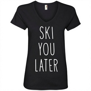 Custom Logo Printed Eco-Friendly Biowashed 100% Cotton Casual Short Sleeve Ladies T-Shirt Knitted Jersey 160 GSM Womens <b>Top</b> - Product Image 6