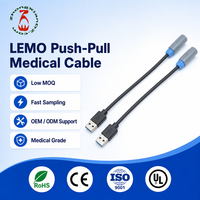 ZhongXian ZX-062 – Câble USB-A 8 broches à verrouillage automatique Push-Pull, compatible, 26AWG, TPU, cuivre argenté, plaqué or – Vente directe usine