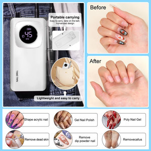Écran d'affichage personnalisable <span class=keywords><strong>SUNKIN</strong></span> SK-ND-V4, polisseuse à ongles professionnelle pour salon, portable, rechargeable, sans fil - Product Image 6