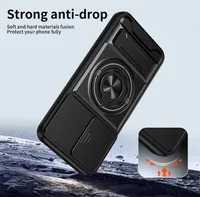 Coque de protection Armor pour Samsung Galaxy S26 S25 Edge S24 S23 S22 Ultra Plus S25FE S24FE avec support magnétique et protection d'objectif