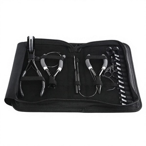Kit de Herramientas para Extensiones de Cabello de Acero Inoxidable Alemán de Color Negro para Uso Comercial, Pinzas de Estilismo, Herramienta de Prensado, Extracción y Crimpado - Product Image 1