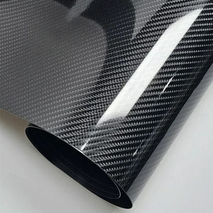 Enveloppe de vinyle en fibre de carbone personnalisée de 56 pieds, super brillante, 3 ans de garantie, matériau à base de PVC/PET, TPU TPH PPF, pellicule de vinyle - Product Image 2
