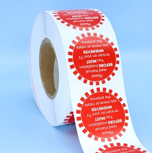 Producto personalizado privado pegatinas redondas papel vinilo adhesivo impermeable etiqueta impresión Logo pegatina rollo - Product Image 1