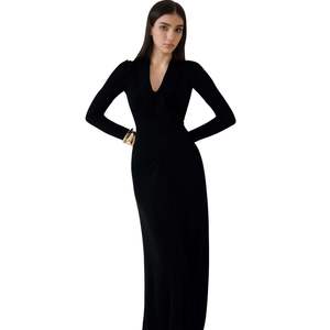 Haute couture MARTHA WRAP longue robe élégante longue femmes robe dame formelle soirée femme robes 2025 nouvelle tendance - Product Image 1