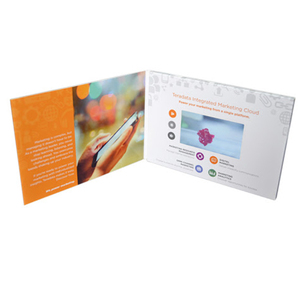 Tarjeta de felicitación para vídeo, folleto con pantalla lcd personalizada de 7 pulgadas, Con caja para publicidad de productos - Product Image 5