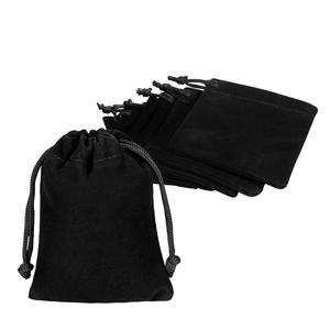 Pochette Veet écologique personnalisée pour pack de bijoux et accessoires d'affichage sac à cordon pour sac d'emballage pratique - Product Image 5