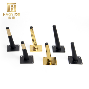 Pieds de meubles coniques obliques en <span class=keywords><strong>laiton</strong></span> moderne pour salle à manger cuisine salon <span class=keywords><strong>table</strong></span> et chaise <span class=keywords><strong>pied</strong></span> - Product Image 1