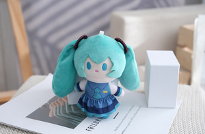 Peluche de <span class=keywords><strong>Hatsune</strong></span> <span class=keywords><strong>Miku</strong></span> de 12 cm, Lindo Juguete de Peluche, Llavero de Dibujos Animados, Colgante para Bolsa, Muñeca de Máquina de Garras - Product Image 4