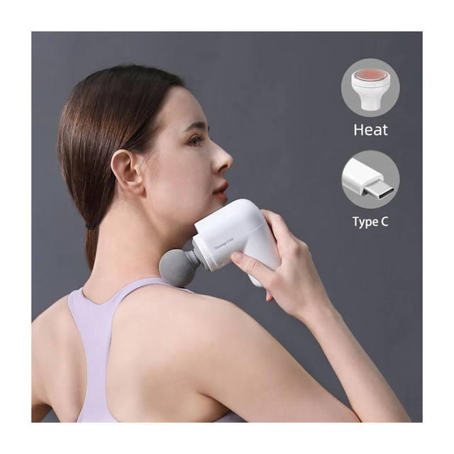 Ekang PL-658 Deep Muscle Fascia Tissue Heated Booster Thera Body Handheld Percussion Back Mini Muscle Massage Gun