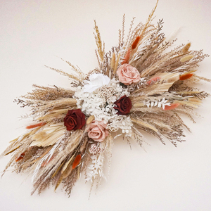 Panneaux muraux de fleurs artificielles de <span class=keywords><strong>pampa</strong></span>, mariage déco, fleurs séchées, fleurs sèches - Product Image 2