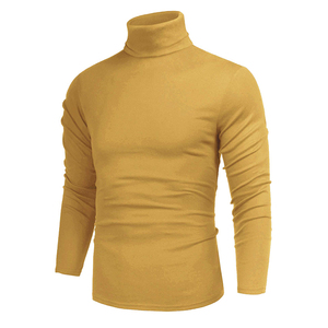 Maglione Pullover lavorato a maglia collo alto <span class=keywords><strong>Slim</strong></span> Fit da <span class=keywords><strong>uomo</strong></span> in cotone OEM e ODM personalizzato autunno inverno fabbrica - Product Image 4