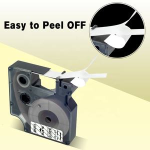 Échantillon gratuit noir sur clair 9mm * 7m Cassette Compatible <span class=keywords><strong>DYMO</strong></span> <span class=keywords><strong>D1</strong></span> 40910 étiquette bande pour <span class=keywords><strong>DYMO</strong></span> 160 - Product Image 5