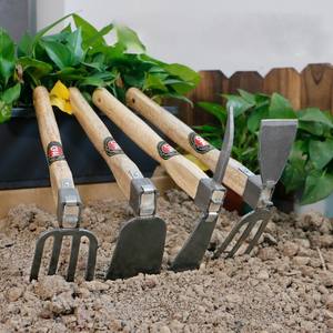 Attrezzi da Giardinaggio: Piccola Zappa <span class=keywords><strong>per</strong></span> Diserbo, Piantumazione di Fiori e Ortaggi Interamente in Acciaio, Piccola Zappa Domestica <span class=keywords><strong>per</strong></span> Fiori - Product Image 1