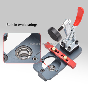 Dapat disesuaikan 35mm 26mm engsel tersembunyi Bor Jig panduan lubang engsel pemandu bor alat tukang kayu pembuka Locator pintu kabinet - Product Image 5