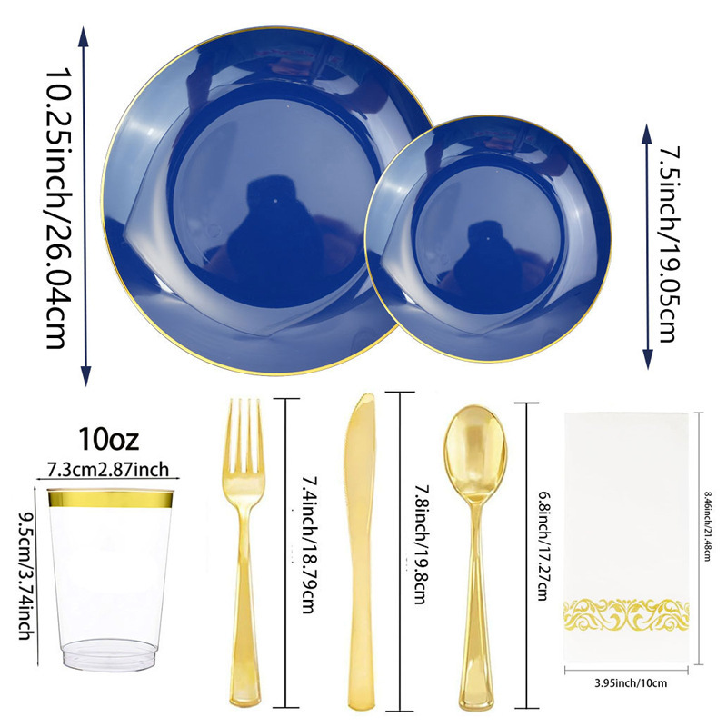 Bleu avec Or